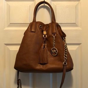 Michael Kors Camden leather satchel